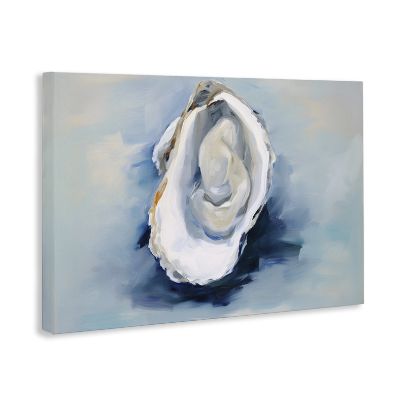 Art mural sur toile Traditional Oyster View par Petal Prints Design, H 30 po x l 45 po