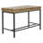 Blonde Metal Base Writing Desk