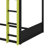 Full-Size Gaming Bunk Bed With Side-Mounted Extra-Large RGB Desk, USB Charging Ports, Cable Grommets And LED Light Strips, Heavy-Duty Esports Loft Frame-874459660
