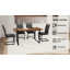 Ensemble de chaises de salle à manger 59 po-902005191-902005190