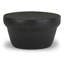 Garvy 33"W Metal Industrial Round Drum Coffee Table with Textured Finish