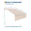 304cm Tilt Wall Mount Parasol-554840533