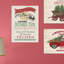 «Santa's Express» par Jo Moulton - reproduction d'art textuel-25129459-25129465