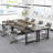 63" Large Modern Computer Desk With Steel Frame-443409656