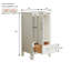 Meuble-lavabo simple autoportant de 18 po avec plateau entièrement assemblé