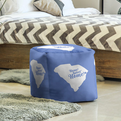 Repose-pieds cubique de plage myrtle home