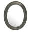 Rund Flat Metal Wall Mirror