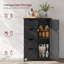 Armoire de rangement Manhattan Floor, armoire autoportante, avec 4 tiroirs, tablette ajustable-64093090-64361597