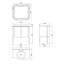 Ensemble de meuble-lavabo simple 37 po Espada-103980916
