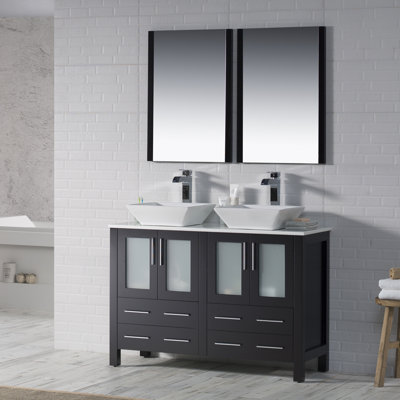 Mance 48 Inch Double Bathroom Vanity