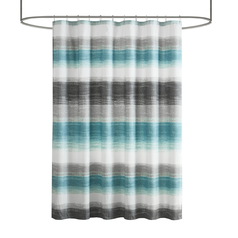 Rideau de douche Saben, Aqua / Gris