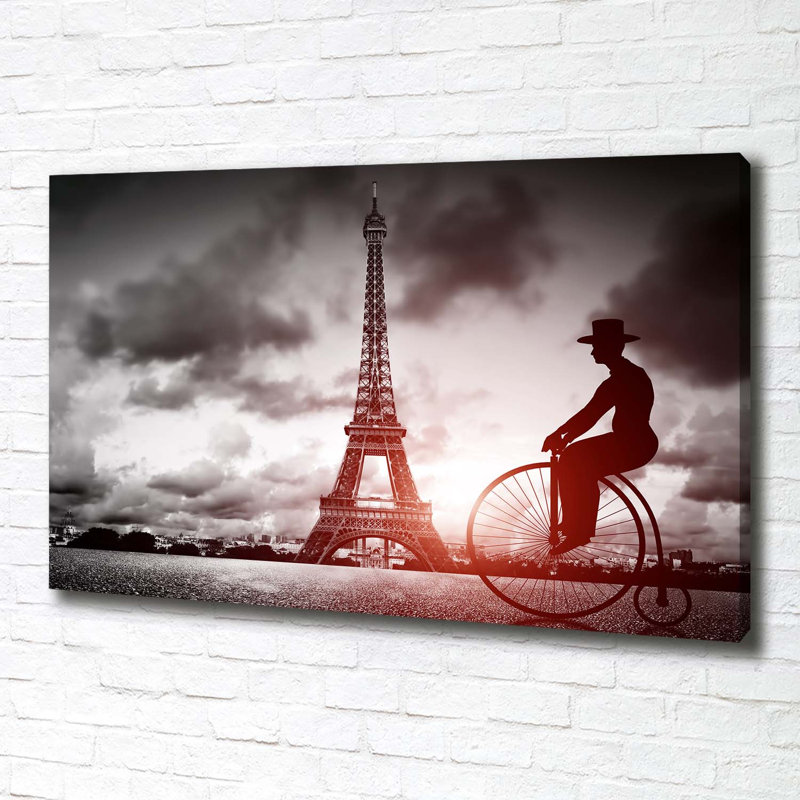 Eiffel Tower Paris - Wrapped Canvas Print