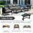 Multi-Person Outdoor Steel Sofa Set-802893329