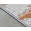 Tapis gris doux à motif abstrait rouille et lavable à la machine-1147451621