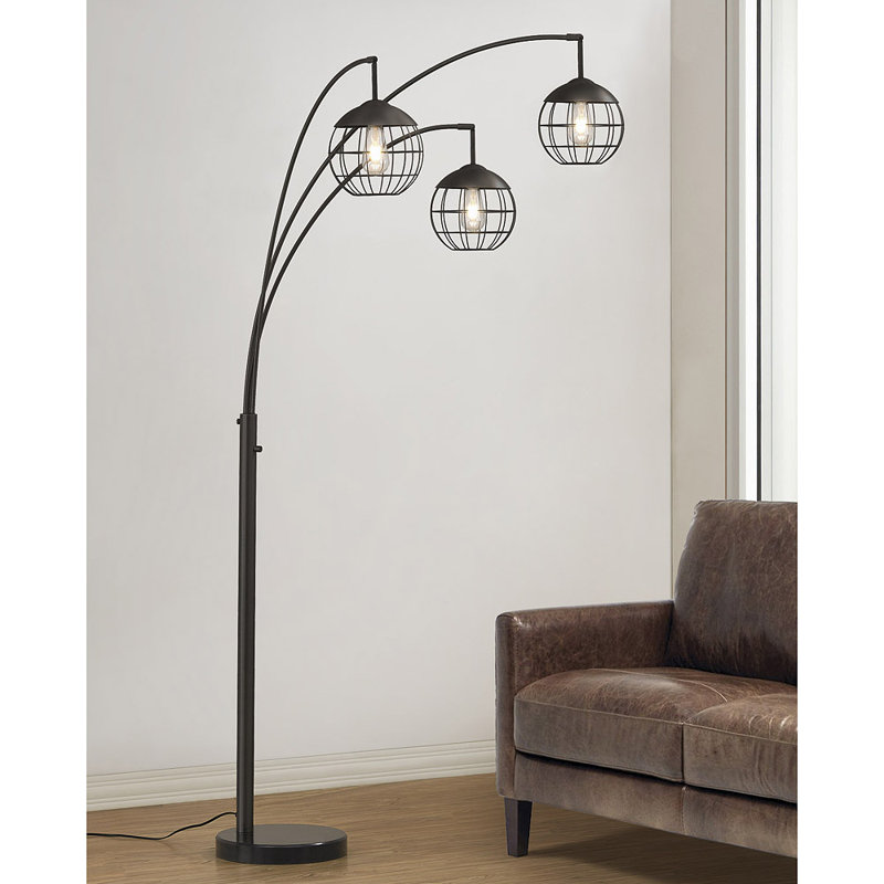 Leon 84'' Tree Floor Lamp, Dark Bronze, Dark Bronze