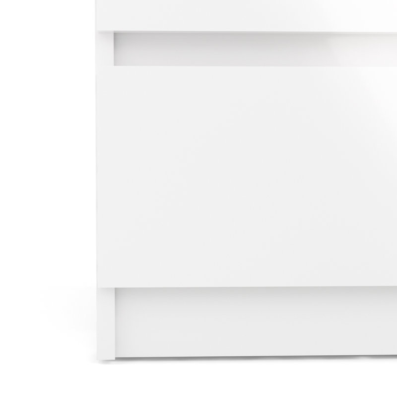 Jada 2 - Drawer Nightstand, White High Gloss