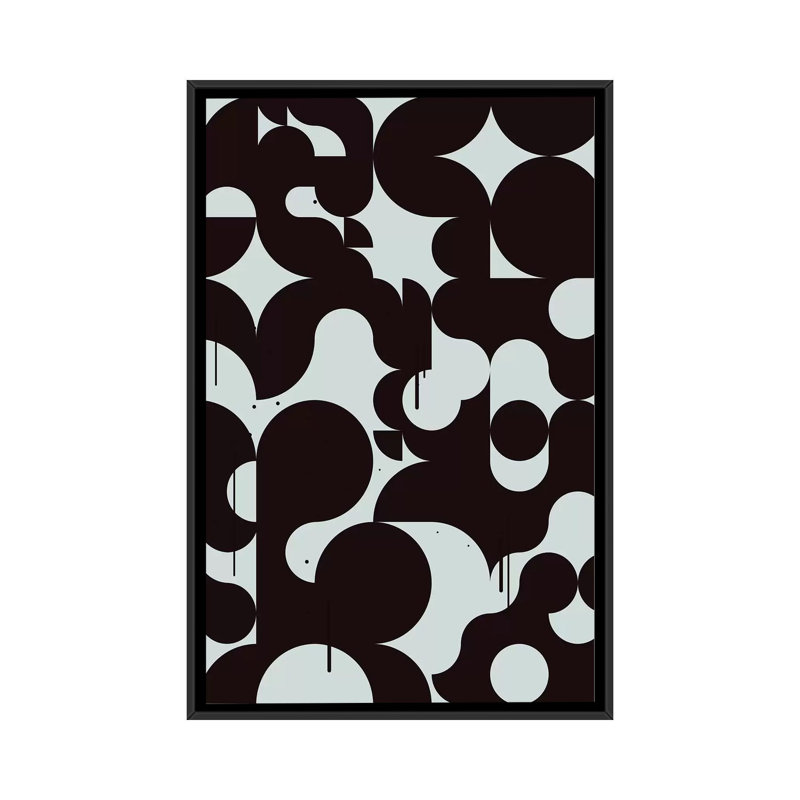 « reflex », impression sur toile, H 26 po x l 18 po x P 1,5 po, Toile avec cadre noir, Pas de tapis