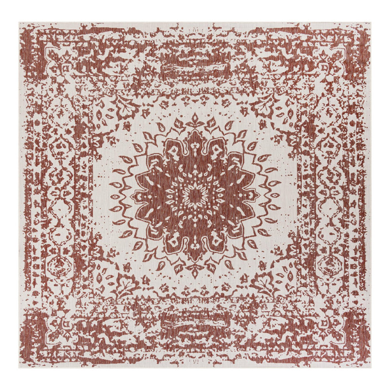 Ornate Lamotte Indoor/Outdoor Area Rug, Square 10'