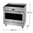 Frigidaire Professional 36" Induction Freestanding Range