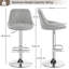 Height Adjustable Swivel Bar Stool-1619740327