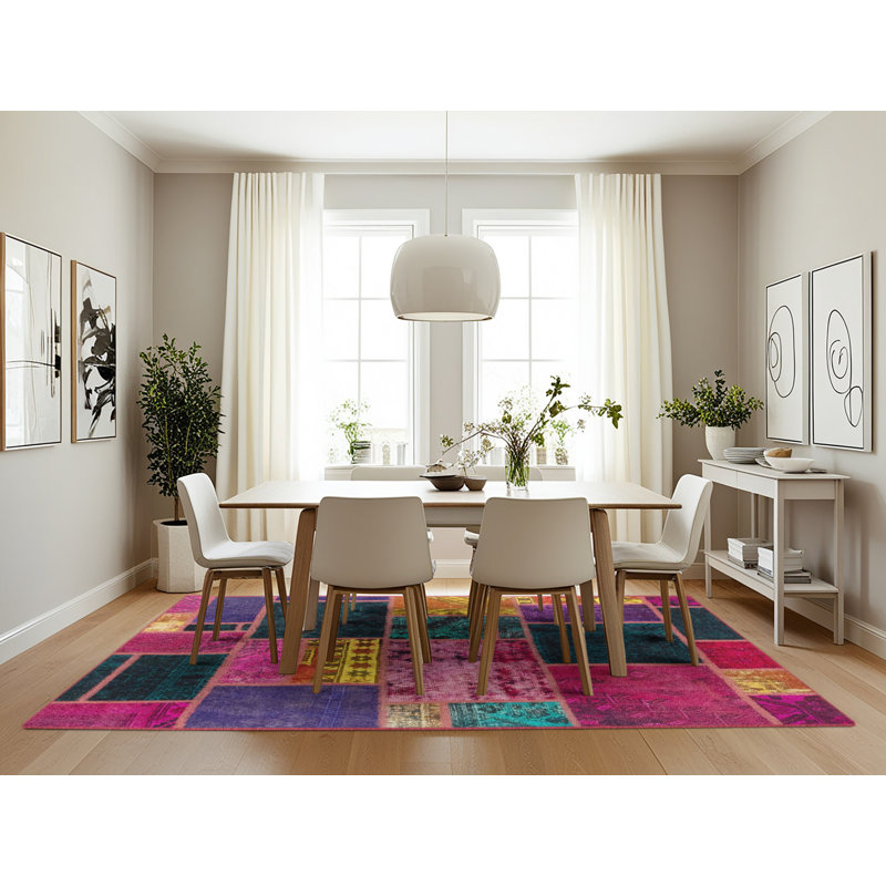Abstract Indoor Rug, Rectangle 7' x 10'