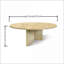 Table basse moderne en forme d'œuf pour le salon, longueur 900 mm, facile à assembler et amp; Vaste espace