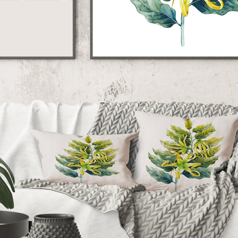 Floral Throw Pillow