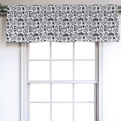 Sateen Ruffled Window Valance