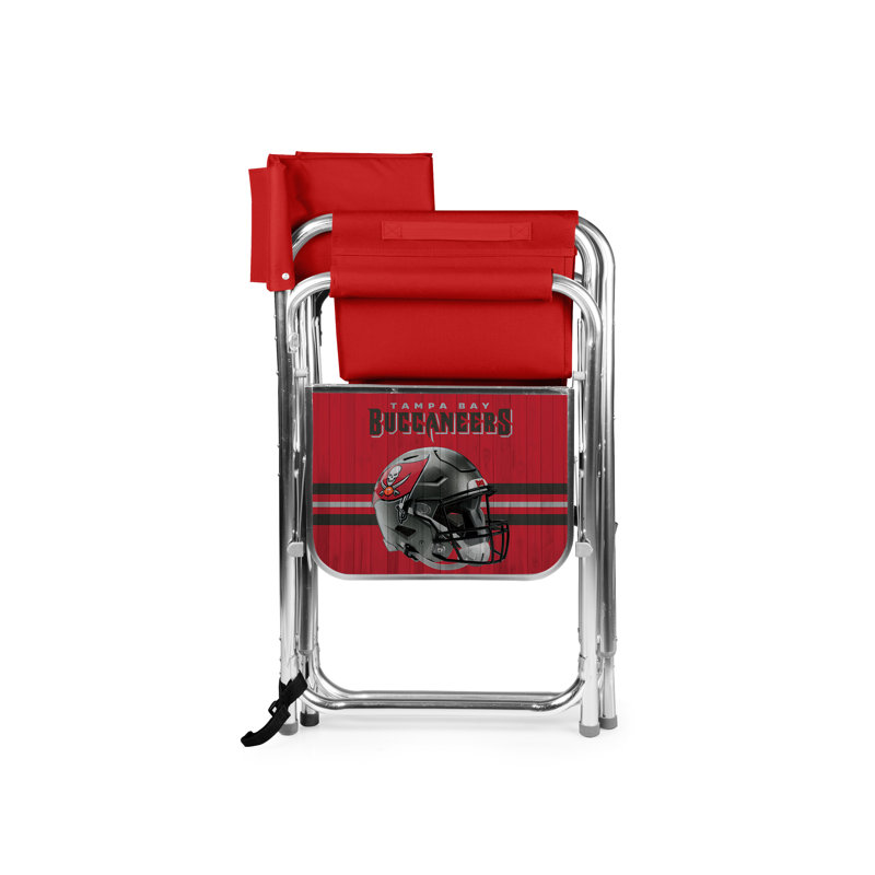 Chaise de réalisateur pliante avec coussins, Rouge