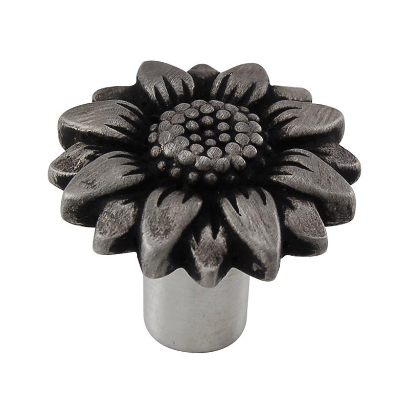 Carlotta Novelty Knob, 1.25" H x 1.25" W x 1" D, Antique Nickel