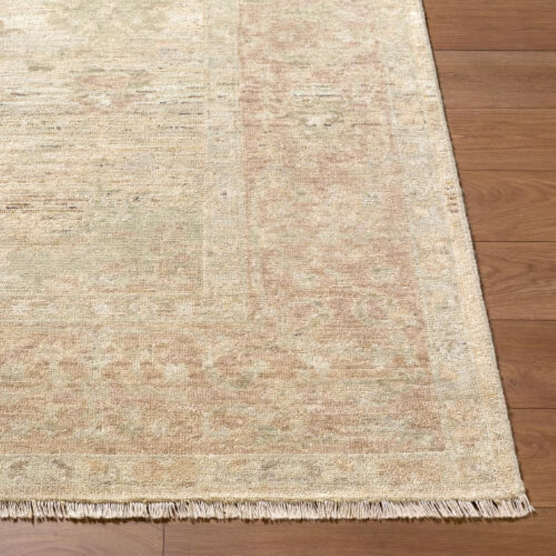 Khotan Handmade Wool Area Rug, Rectangle 6' x 9'