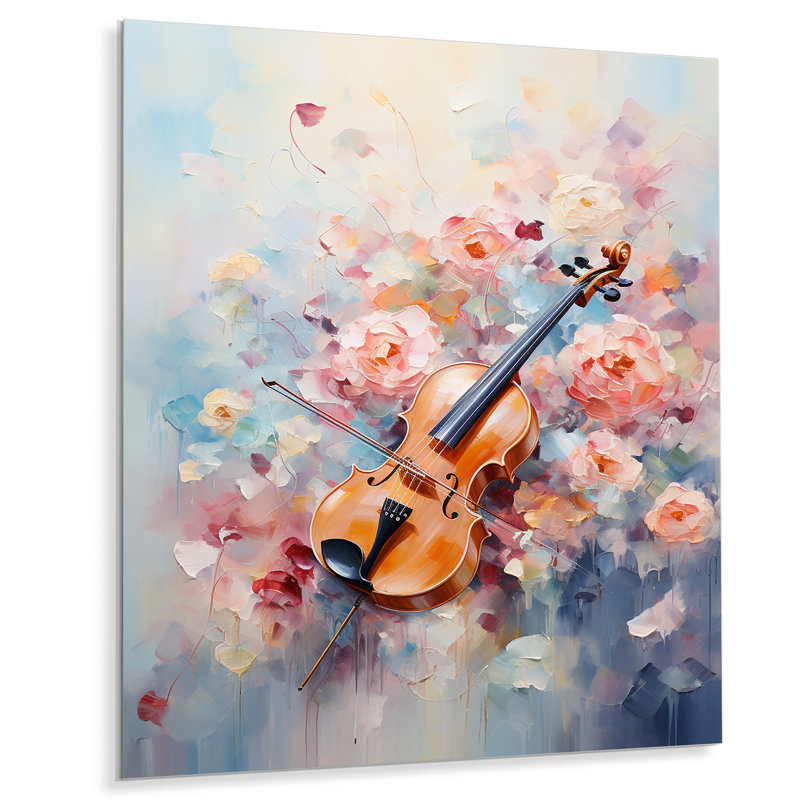 Violon Harmonious Notes - musique, art mural en métal, H 20 po x l 12 po x P 1 po