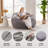 2 in 1 Convertible Bean Bag Chair with Removable Cover-137955662-147654974