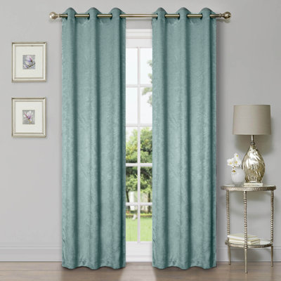 Vedder Geometric Room Darkening Thermal Curtain Panels