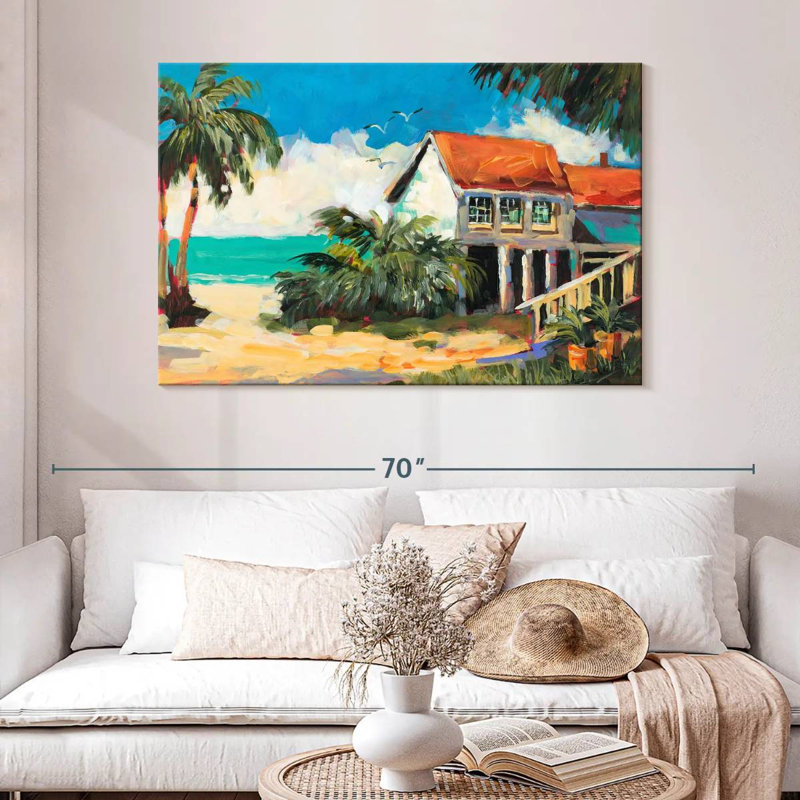 Escapade tropicale Gillard, H 32 po x l 48 po