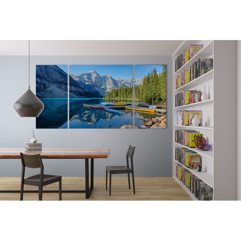 Une station de rangement premium banff, impression sur toile tendue, reproduction d’art sur toile tendue