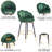  Olvina 29'' Modern Velvet Swivel Upholstered Bar Stool with Metal Frame-1945293367