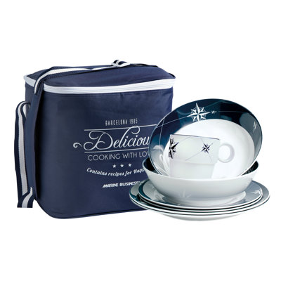 Northwind Piece Melamine Dinnerware Set - Service for 6