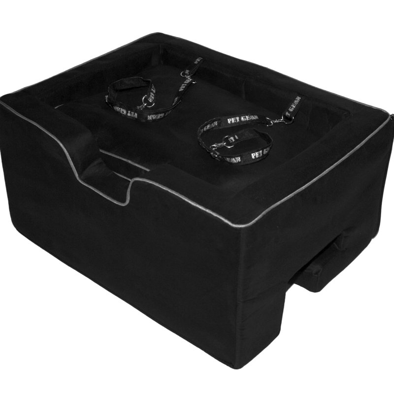 Booster Car Seat, 17" x 22" x 11.50", Black