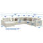 Canapé modulaire 6 pièces Ritzy-111700864