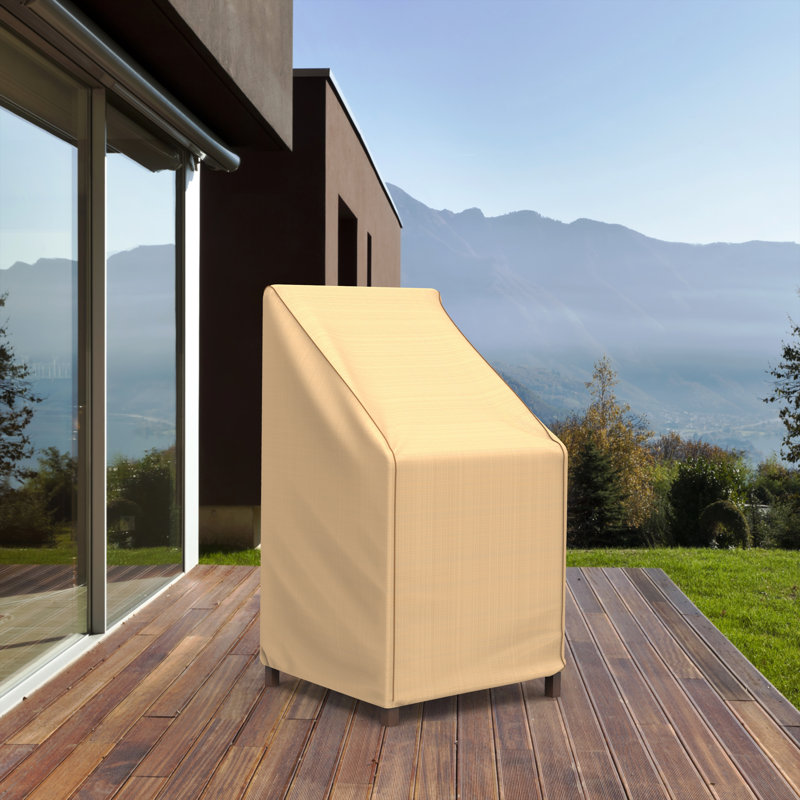 Housse pour chaises de patio Tanner, Polypropylène, Brun clair