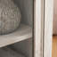 Armoire de rangement avec tiroir et verre - blanc, convenant à une porte de salon, de cuisine ou de salle à manger idéale pour le bureau