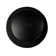 14" Black Polypropylene Tip-Toe Bathtub Leg Drain Assembly with Two-Hole Overflow