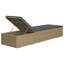Chaise longue simple inclinable avec coussins 78 po Nidhin-212087141-212087140