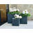 Wurster 3 Piece Lightweight Concrete Modern Square Outdoor Planter, 16 Inch Tall Set-33045141