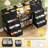 55"W 10 Drawer Dresser For Bedroom With Mesh Door, Led Light & Power Outlets-1322898897