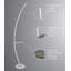 Seine 67.5'' LED Tray Table Floor Lamp with USB-515654531