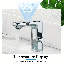 Chrome Bathroom Sink Faucet Smart Sensor 1 Hole LED Temp Display Lavatory Vanity Mixer Taps