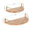 Haden Half Moon 2 Piece Floating Shelf Set-463170804