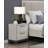 Contemporary Two-Tone And Gray Finish 2-Drawer Nightstand Bedroom Furniture 1Pc